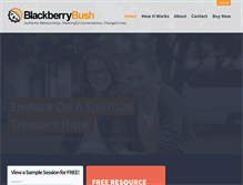Tablet Screenshot of blackberrybush.org